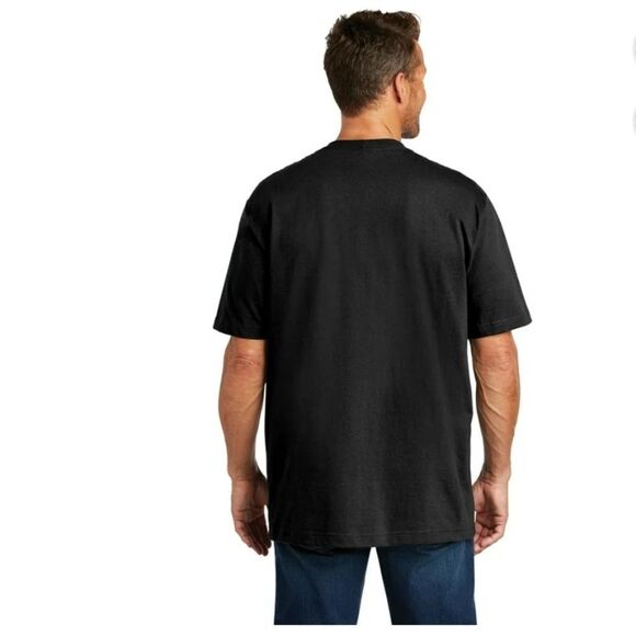 Carhartt Men's Loose Fit Heavyweight Logo Pocket Work T-Shirt - Picture 2 of 3